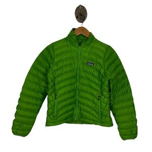 Patagonia Green Down Puffer Jacket Coat Size Small